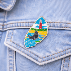 Texel eilandvorm speldje/pin