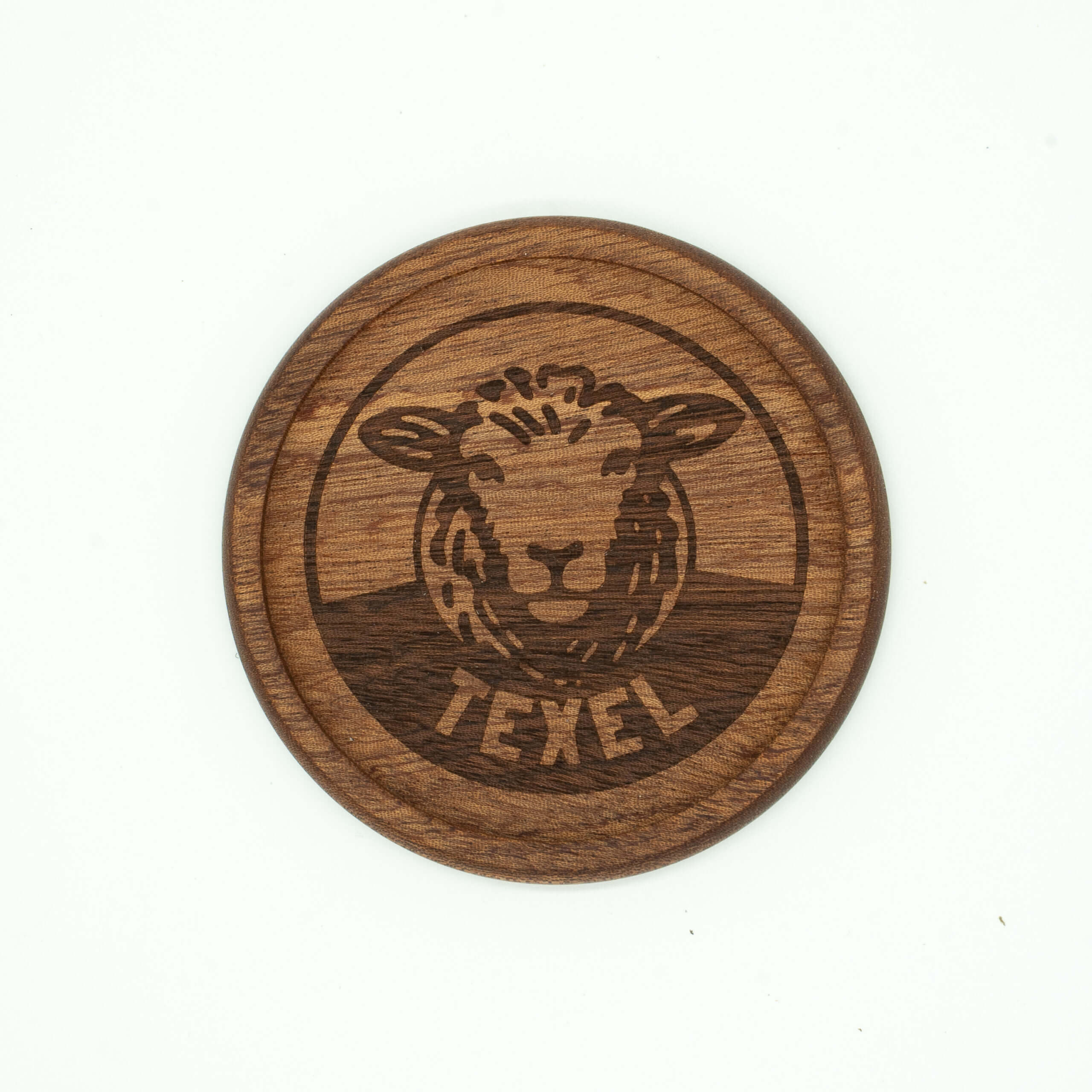 Texel Onderzetter schaap – Ebben hout
