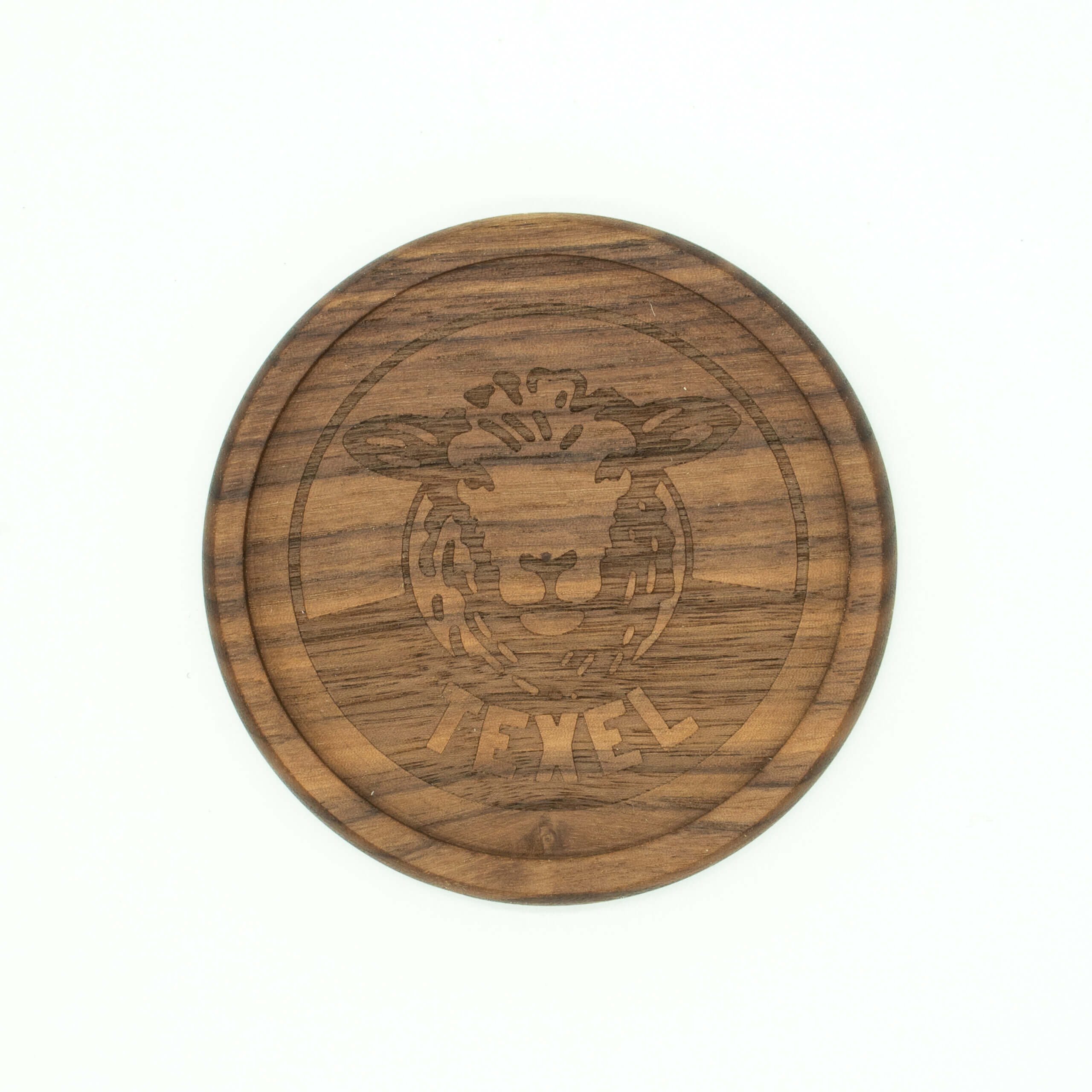 Texel onderzetter schaap - Walnoot hout