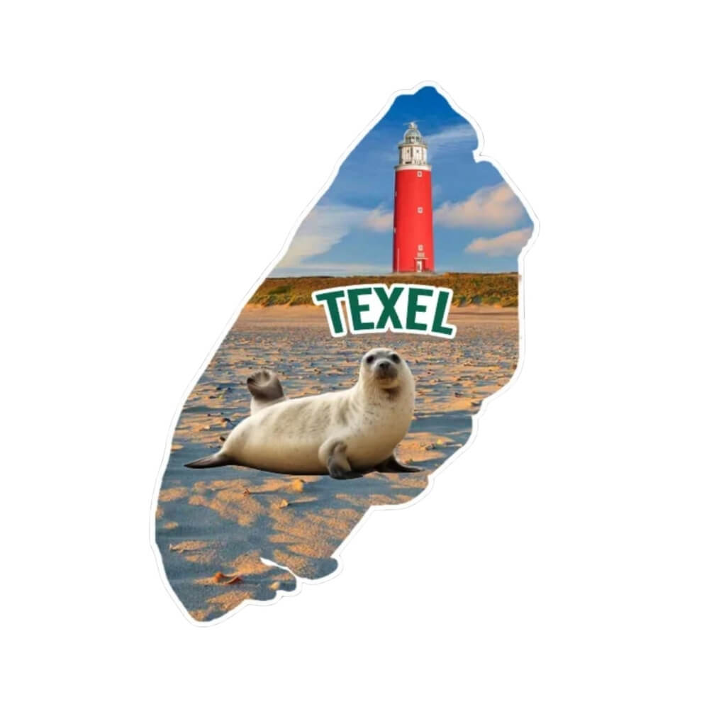 Texel eilandvorm magneet Acryl
