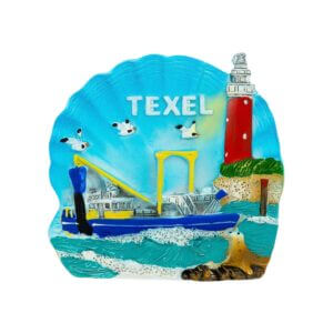Texel schelp magneet - Resin